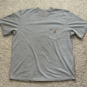 Carhartt Men's Heather Gray Short Sleeve Tee Original Fit size XL